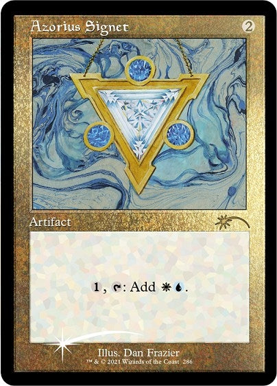 Image for Azorius Signet (Foil Etched) (286) [Secret Lair Drop Series] - Magic: The Gathering