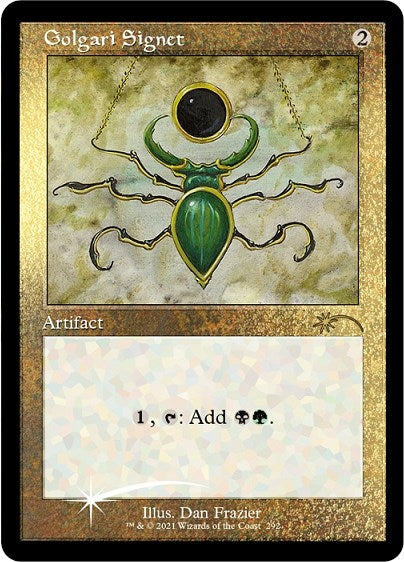 Image for Golgari Signet (Foil Etched) (292) [Secret Lair Drop Series] - Magic: The Gathering