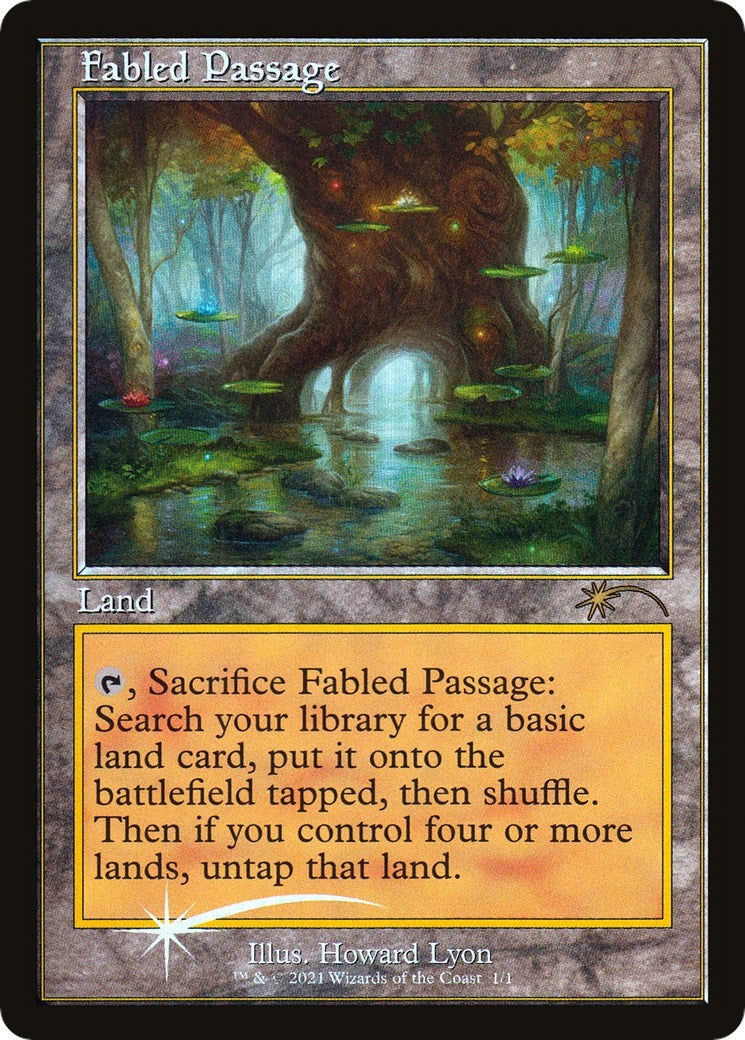 Image for Fabled Passage (Retro Frame) (1) [WPN & Gateway Promos] - Magic: The Gathering