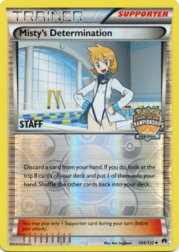 Image for Misty's Determination - 104/122 (Regional Championships) [Staff] (104/122) [League & Championship Cards] - Pokemon