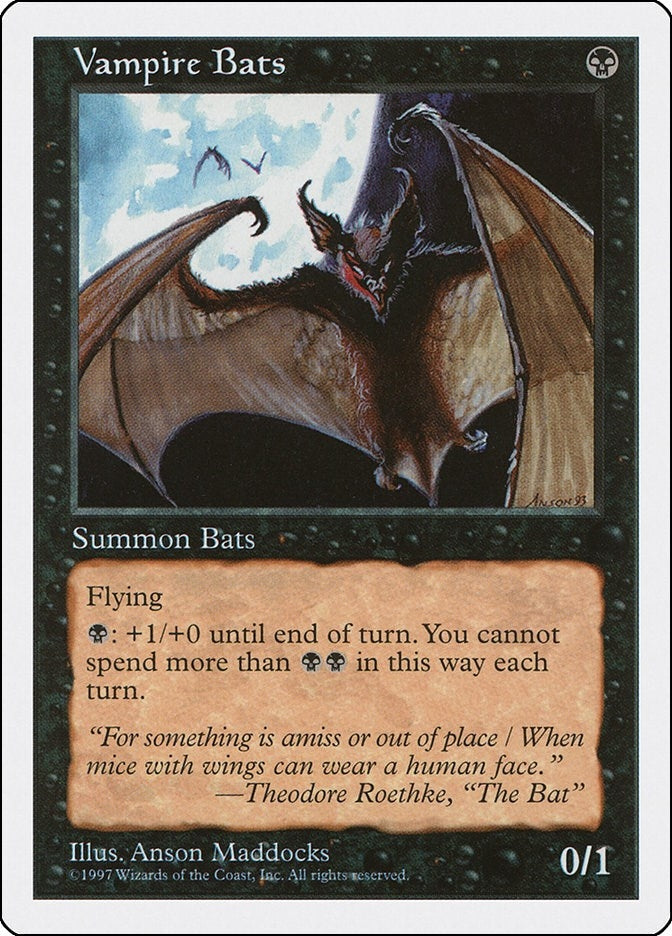 Image for Vampire Bats [Fifth Edition] - Magic: The Gathering