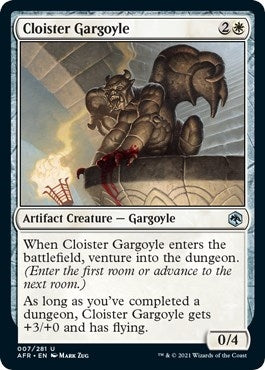 Image for Cloister Gargoyle (7) [Adventures in the Forgotten Realms] - Magic: The Gathering
