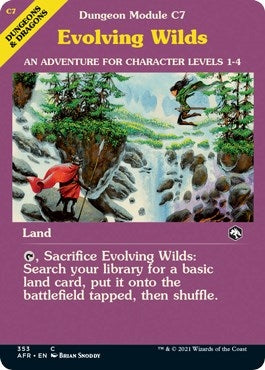 Image for Evolving Wilds (Dungeon Module) (353) [Adventures in the Forgotten Realms] - Magic: The Gathering