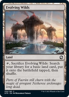 Image for Evolving Wilds (256) [Adventures in the Forgotten Realms] - Magic: The Gathering