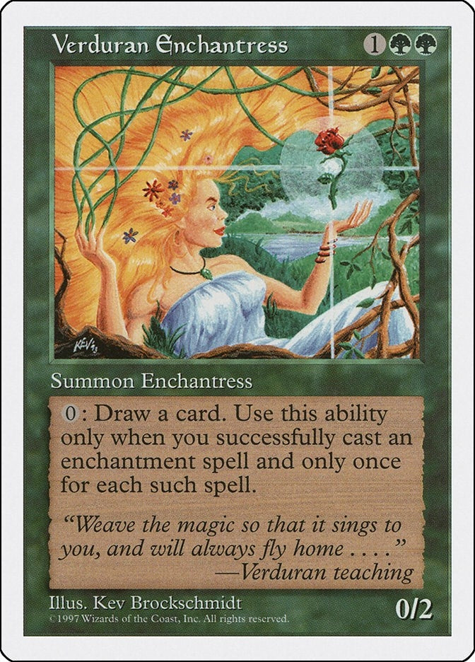 Image for Verduran Enchantress [Fifth Edition] - Magic: The Gathering