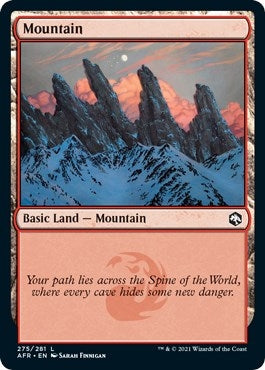 Image for Mountain (275) (275) [Adventures in the Forgotten Realms] - Magic: The Gathering