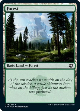 Image for Forest (278) (278) [Adventures in the Forgotten Realms] - Magic: The Gathering