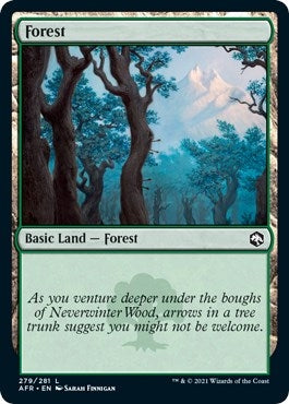 Image for Forest (279) (279) [Adventures in the Forgotten Realms] - Magic: The Gathering