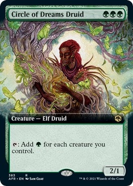 Image for Circle of Dreams Druid (Extended Art) (383) [Adventures in the Forgotten Realms] - Magic: The Gathering
