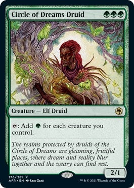 Image for Circle of Dreams Druid (176) [Adventures in the Forgotten Realms] - Magic: The Gathering