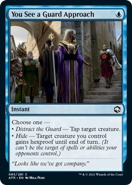 Image for You See a Guard Approach (85) [Adventures in the Forgotten Realms] - Magic: The Gathering