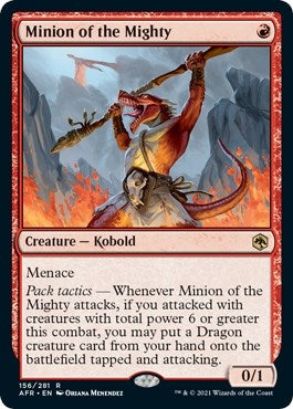 Image for Minion of the Mighty (156) [Adventures in the Forgotten Realms] - Magic: The Gathering
