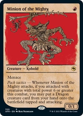 Image for Minion of the Mighty (Showcase) (320) [Adventures in the Forgotten Realms] - Magic: The Gathering