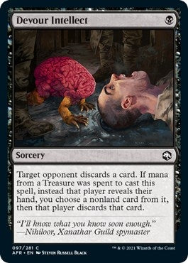 Image for Devour Intellect (97) [Adventures in the Forgotten Realms] - Magic: The Gathering