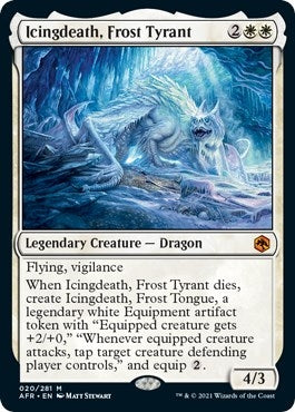 Image for Icingdeath, Frost Tyrant (20) [Adventures in the Forgotten Realms] - Magic: The Gathering