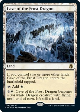 Image for Cave of the Frost Dragon (253) [Adventures in the Forgotten Realms] - Magic: The Gathering