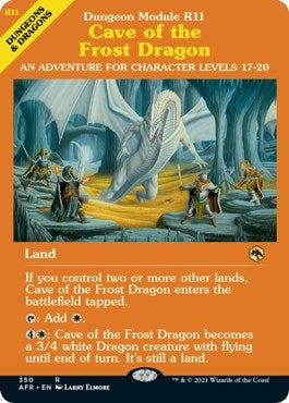 Image for Cave of the Frost Dragon (Dungeon Module) (350) [Adventures in the Forgotten Realms] - Magic: The Gathering