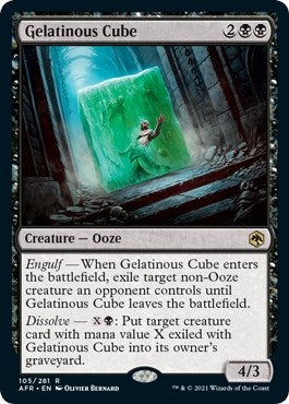 Image for Gelatinous Cube (105) [Adventures in the Forgotten Realms] - Magic: The Gathering