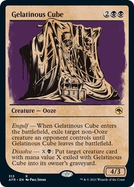 Image for Gelatinous Cube (Showcase) (313) [Adventures in the Forgotten Realms] - Magic: The Gathering