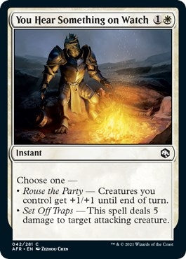 Image for You Hear Something on Watch (42) [Adventures in the Forgotten Realms] - Magic: The Gathering