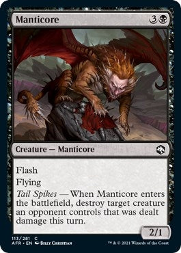Image for Manticore (113) [Adventures in the Forgotten Realms] - Magic: The Gathering