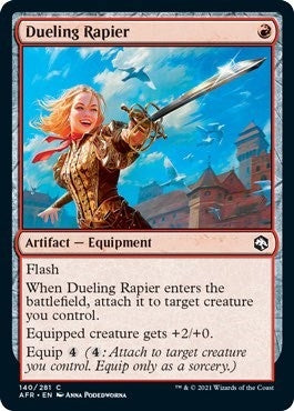 Image for Dueling Rapier (140) [Adventures in the Forgotten Realms] - Magic: The Gathering