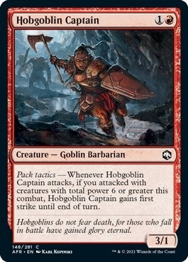 Image for Hobgoblin Captain (148) [Adventures in the Forgotten Realms] - Magic: The Gathering