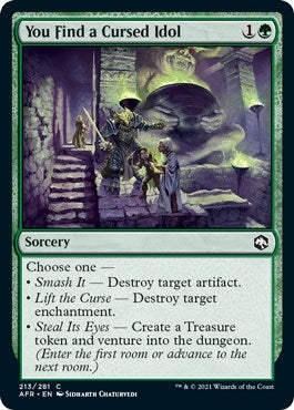Image for You Find a Cursed Idol (213) [Adventures in the Forgotten Realms] - Magic: The Gathering