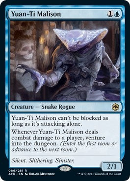 Image for Yuan-Ti Malison (86) [Adventures in the Forgotten Realms] - Magic: The Gathering