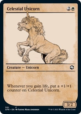 Image for Celestial Unicorn (Showcase) (301) [Adventures in the Forgotten Realms] - Magic: The Gathering