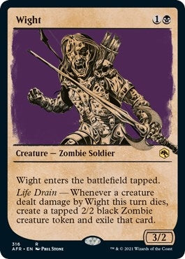 Image for Wight (Showcase) (316) [Adventures in the Forgotten Realms] - Magic: The Gathering