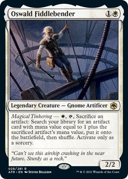 Image for Oswald Fiddlebender (28) [Adventures in the Forgotten Realms] - Magic: The Gathering