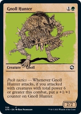 Image for Gnoll Hunter (Showcase) (326) [Adventures in the Forgotten Realms] - Magic: The Gathering