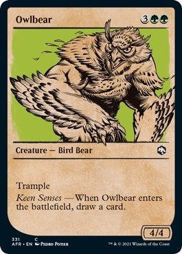 Image for Owlbear (Showcase) (331) [Adventures in the Forgotten Realms] - Magic: The Gathering
