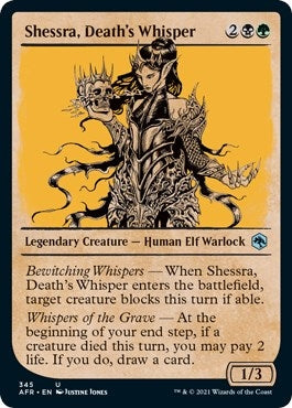 Image for Shessra, Death's Whisper (Showcase) (345) [Adventures in the Forgotten Realms] - Magic: The Gathering