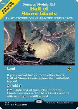 Image for Hall of Storm Giants (Dungeon Module) (354) [Adventures in the Forgotten Realms] - Magic: The Gathering