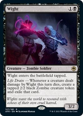 Image for Wight (127) [Adventures in the Forgotten Realms] - Magic: The Gathering