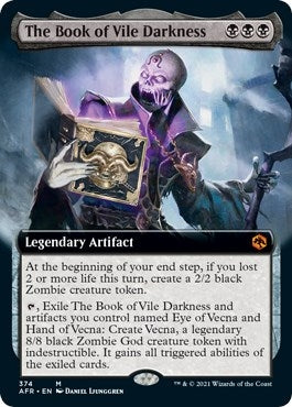 Image for The Book of Vile Darkness (Extended Art) (374) [Adventures in the Forgotten Realms] - Magic: The Gathering