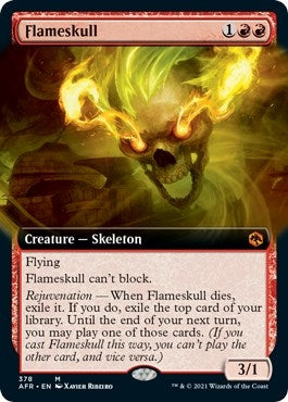 Image for Flameskull (Extended Art) (378) [Adventures in the Forgotten Realms] - Magic: The Gathering