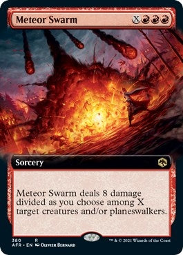 Image for Meteor Swarm (Extended Art) (380) [Adventures in the Forgotten Realms] - Magic: The Gathering