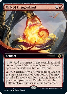 Image for Orb of Dragonkind (Extended Art) (381) [Adventures in the Forgotten Realms] - Magic: The Gathering