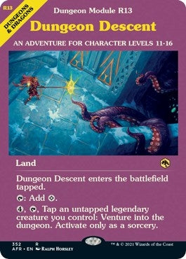 Image for Dungeon Descent (Dungeon Module) (352) [Adventures in the Forgotten Realms] - Magic: The Gathering