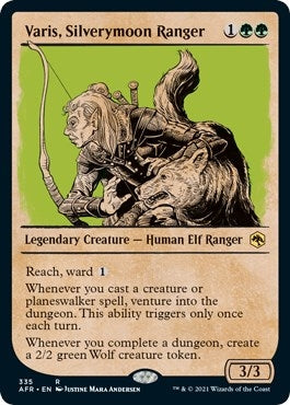 Image for Varis, Silverymoon Ranger (Showcase) (335) [Adventures in the Forgotten Realms] - Magic: The Gathering