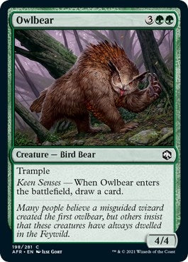 Image for Owlbear (198) [Adventures in the Forgotten Realms] - Magic: The Gathering