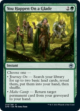 Image for You Happen On a Glade (214) [Adventures in the Forgotten Realms] - Magic: The Gathering