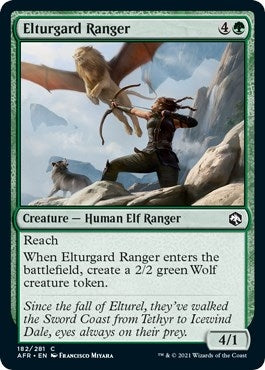 Image for Elturgard Ranger (182) [Adventures in the Forgotten Realms] - Magic: The Gathering