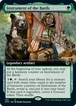 Image for Instrument of the Bards (Extended Art) (385) [Adventures in the Forgotten Realms] - Magic: The Gathering