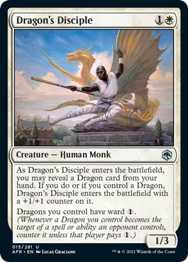 Image for Dragon's Disciple (13) [Adventures in the Forgotten Realms] - Magic: The Gathering