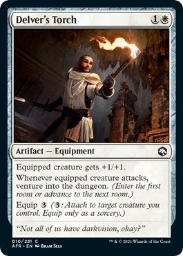 Image for Delver's Torch (10) [Adventures in the Forgotten Realms] - Magic: The Gathering