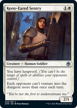 Image for Keen-Eared Sentry (22) [Adventures in the Forgotten Realms] - Magic: The Gathering